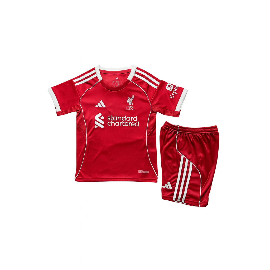 Liverpool Treyja & stuttbuxur 25/26 - Krakkar