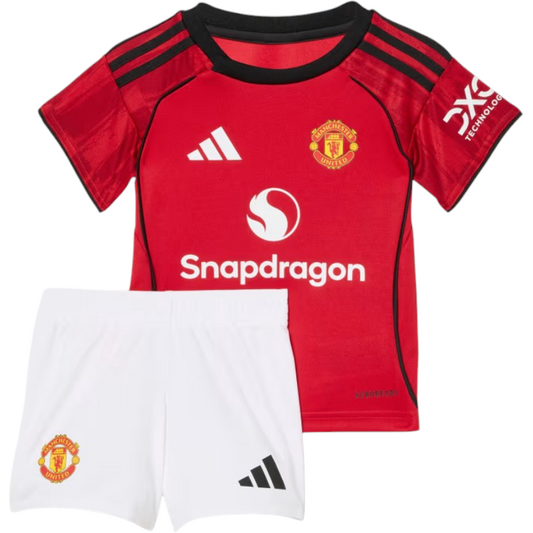 Manchester United Treyja & stuttbuxur 25/26 - Krakkar