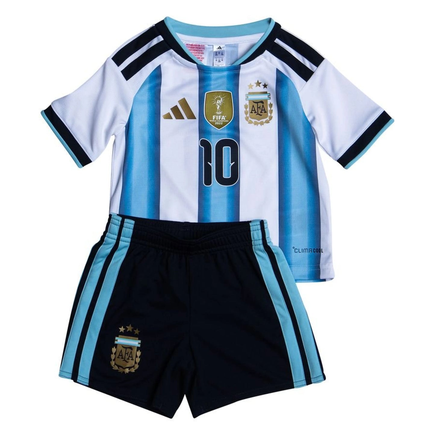Argentína Treyja og stuttbuxur 2026 (Messi) - Krakkar
